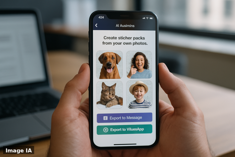 2 apps visées, 1 export en 2 taps, les stickers ChatGPT vont sur WhatsApp et iMessage, ce qui change pour vous