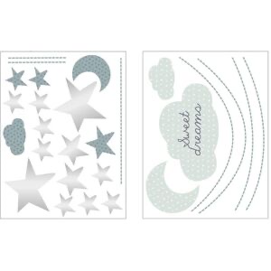 Sauthon Stickers muraux Nuage Céleste